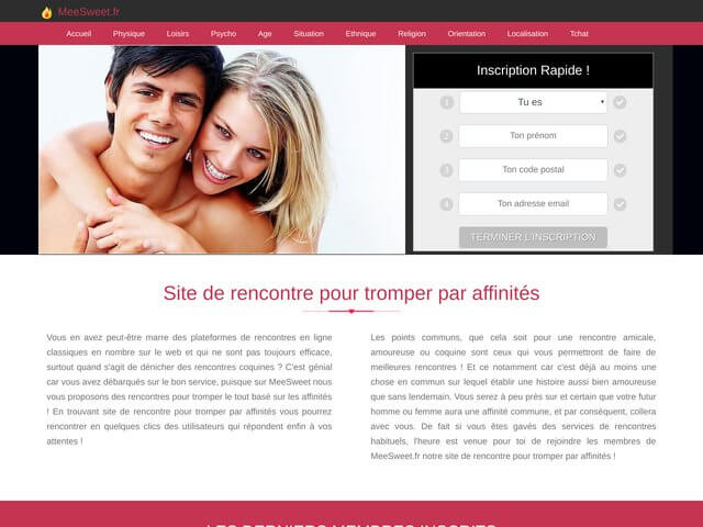 meesweet.fr : Site de rencontre par affinités