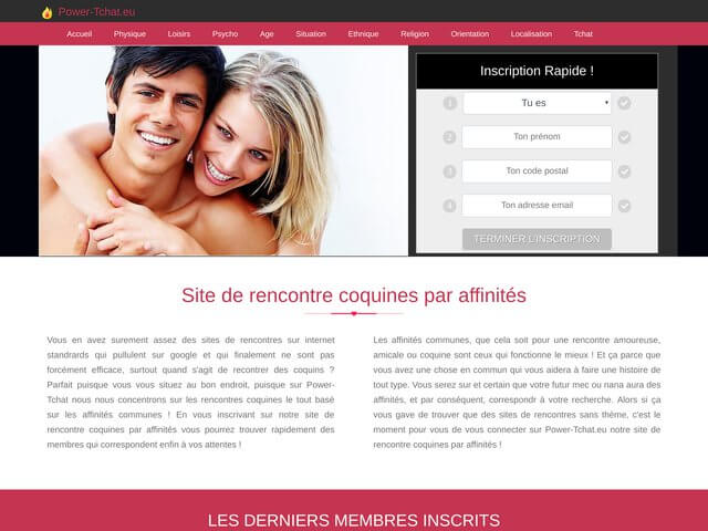 power-tchat.eu : Site de rencontre par affinités