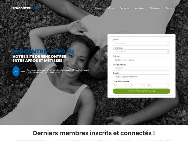 Rencontre-afro - Site de rencontres entre afros