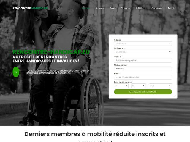 Rencontre-handicap.eu - Site de rencontres pour handicap