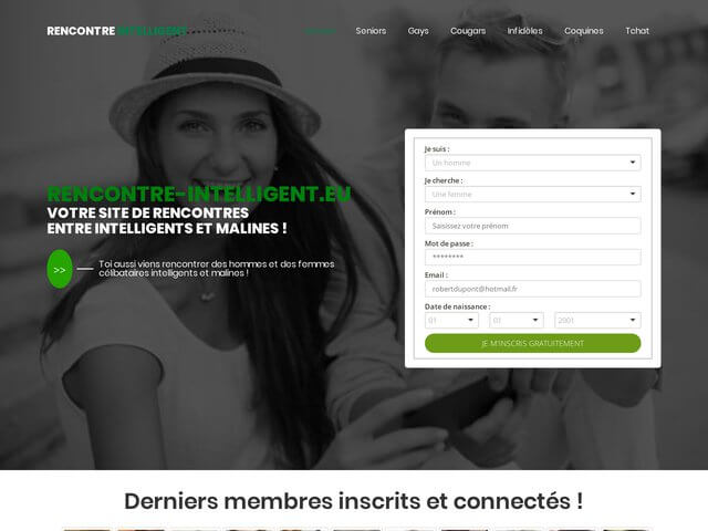 Rencontre-intelligent.eu : Site de rencontre entre intelligents