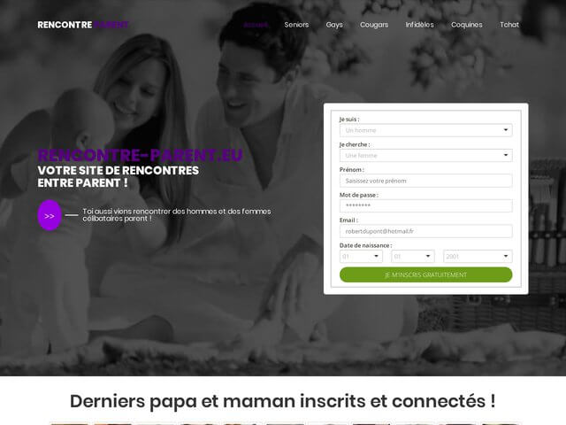 Rencontre-parent.eu - Site de rencontre pour parent