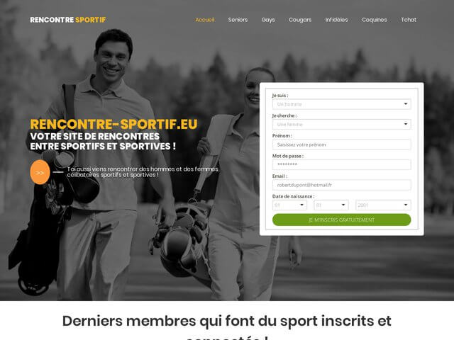 Rencontre-sportif - Site de rencontre pour sportif